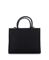 Pre-Owned Versace Medium La Medusa Tote Studded Canvas