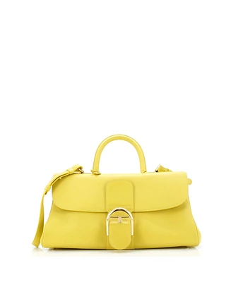 Pre-Owned Delvaux Small East West Brillant Top Handle Bag Leather
