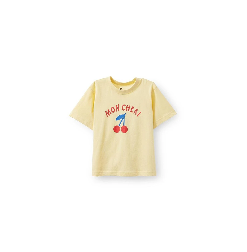 Cotton On Little Girls Poppy Oversize Graphic Print Tee