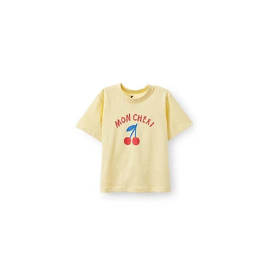 Cotton On Little Girls Poppy Oversize Graphic Print Tee