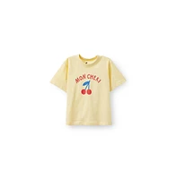 Cotton On Little Girls Poppy Oversize Graphic Print Tee