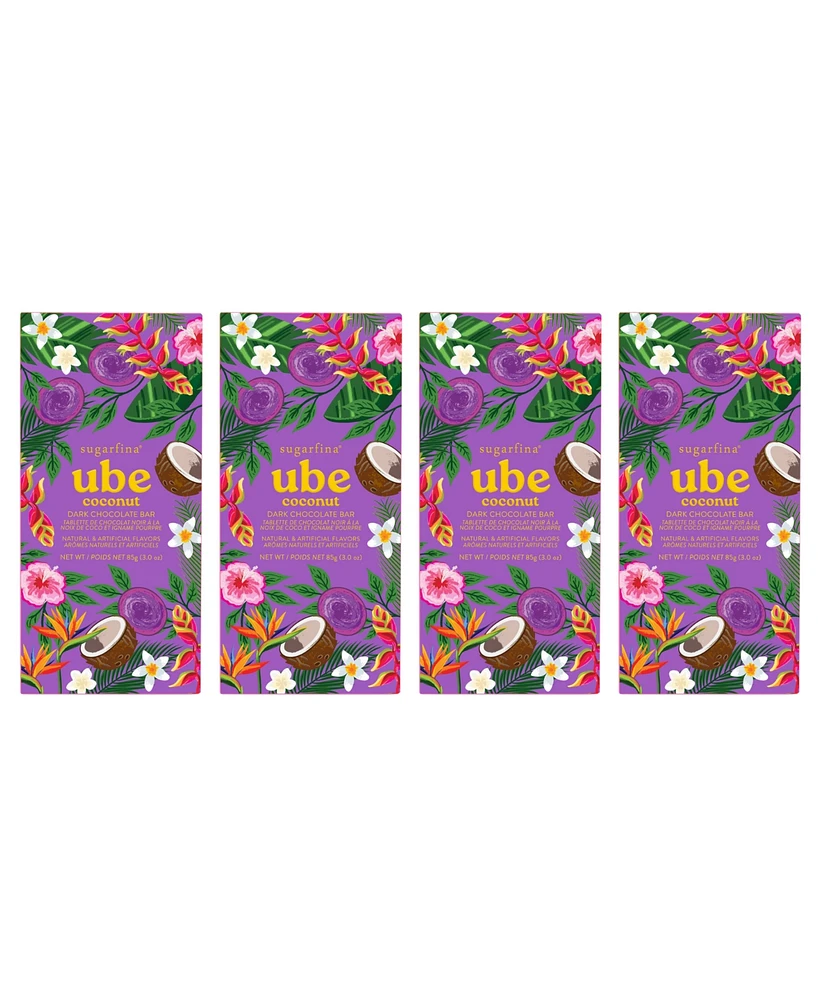 Sugarfina Ube Coconut Cream Chocolate Bar Kit, 4 Pieces