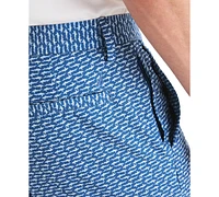 Nautica Men's Slim-Fit Shark Graphic Shorts