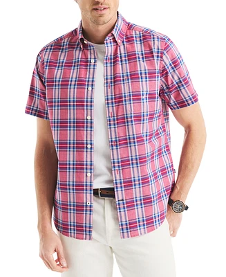 Nautica Men's Classic-Fit Plaid Button-Down Shirt