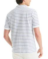 Nautica Men's Classic-Fit Stripe Seersucker Polo Shirt