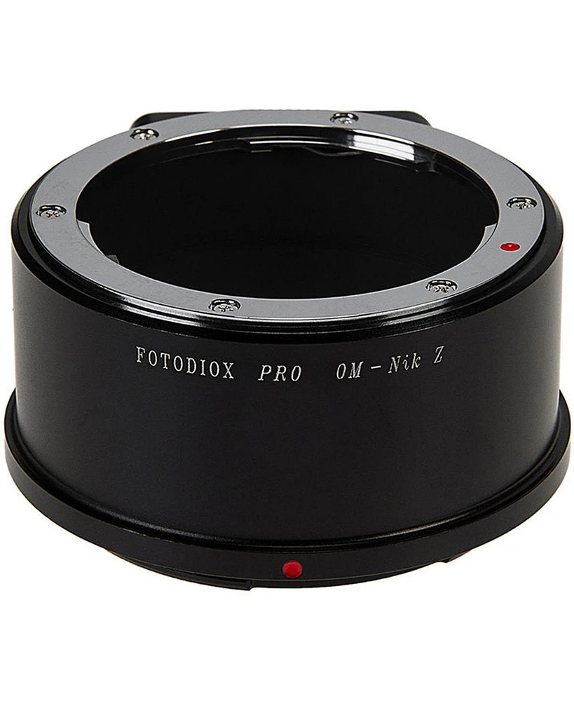Fotodiox Pro Lens Mount Adapter for Olympus Zuiko (Om) 35mm Slr Lens to Nikon Z-Mount Mirrorless Camera Body