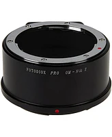 Fotodiox Pro Lens Mount Adapter for Olympus Zuiko (Om) 35mm Slr Lens to Nikon Z-Mount Mirrorless Camera Body
