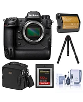 Nikon Z9 Mirrorless Camera, Bundle with 512GB Memory Card, Li-Ion Battery, Tripod and Cleaning Kit