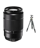 Fujifilm Xc 50-230mm f/4.5-6.7 Ois Ii Lens, Black with Alta Pro 2+ 264AB 4-Section Aluminum Tripod