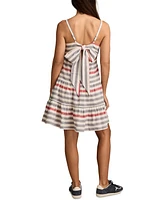 Lucky Brand Women's Tie-Back Mini Dress