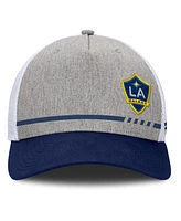 Fanatics Men's Heather Gray La Galaxy Low Block Trucker Adjustable Hat