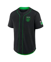 Fanatics Men's Black Austin Fc Injury Time Baseball Jersey