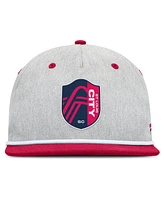 Fanatics Men's Heather Gray St. Louis City Sc Chip Golfer Snapback Hat