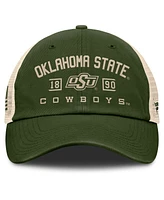 Fanatics Men's Olive Oklahoma State Cowboys Oht Military Appreciation Frontier Trucker Adjustable Hat