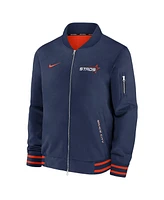 Nike Men's Navy Houston Astros 2025 City Connect Authentic Collection Full-Zip Bomber Jacket