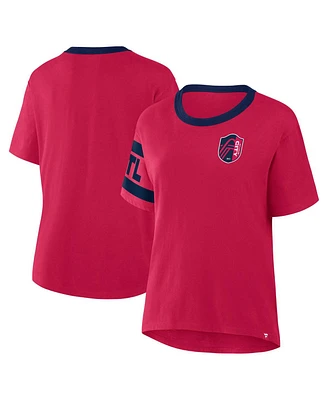 Fanatics Women's Red St. Louis City Sc Defender Pairing Legacy T-Shirt