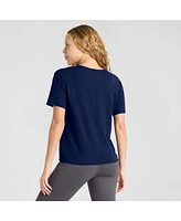 Fanatics Women's Navy Detroit Tigers Fan Fave Stadium Slub Boxy T-Shirt