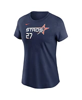 Nike Women's Jose Altuve Navy Houston Astros 2025 City Connect Fuse Name Number T-Shirt