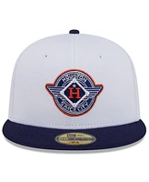 New Era Men's White/Navy Houston Astros 2025 City Connect Batting Practice 59FIFTY Fitted Hat