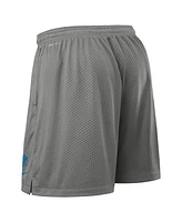 Nike Men's Gray Detroit Lions Sideline Reversible Performance Shorts