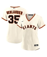 Nike Women's Justin Verlander Cream San Francisco Giants Home Replica Jersey