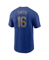 Nike Men's Will Smith Royal Los Angeles Dodgers 2025 Gold Collection Name Number T-Shirt