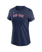 Nike Women's Alex Bregman Navy Boston Red Sox Fuse Name Number T-Shirt