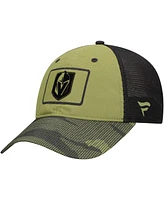 Fanatics Men's Olive Vegas Golden Knights Military Appreciation Trucker Adjustable Hat