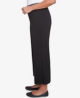 Alfred Dunner Petite Natural Instinct Flat Front Relaxed Ankle Pant