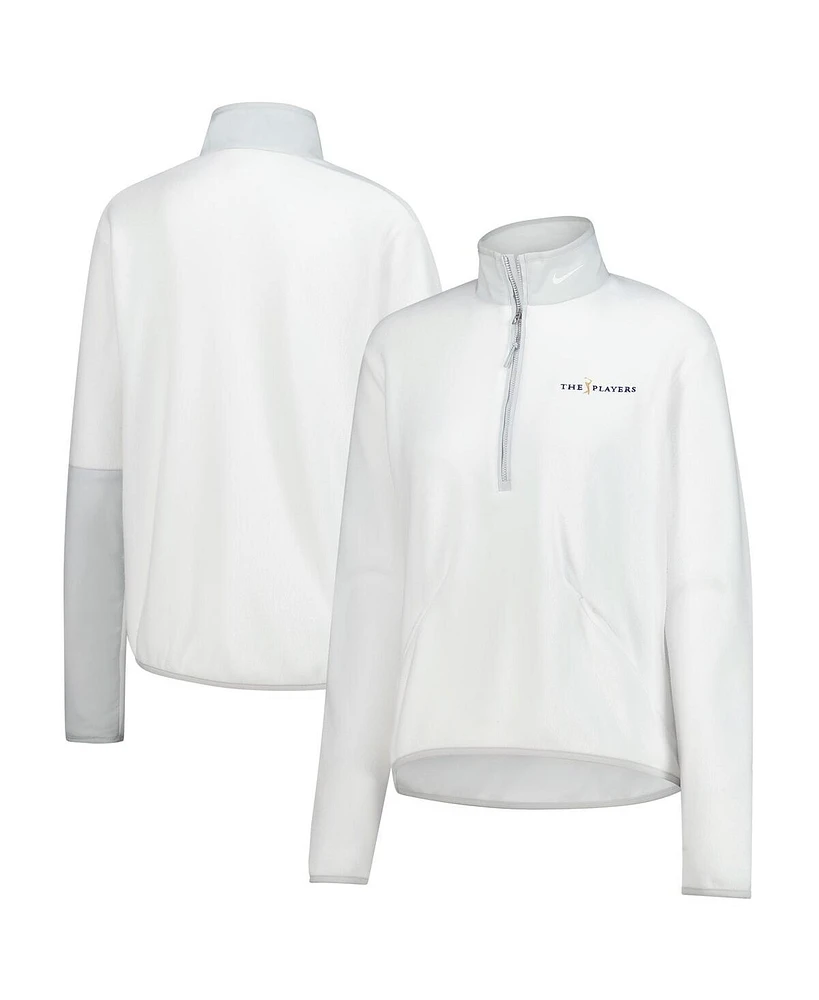 Nike Women's White 2025 The Players Victory Half-Zip Performance Pullover Sweatshirt