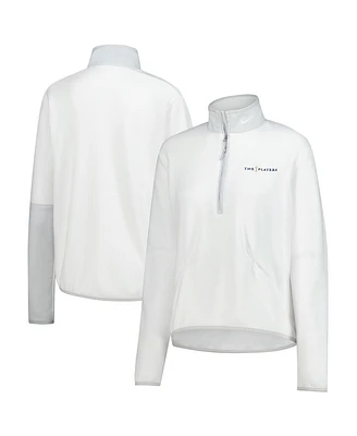 Nike Women's White 2025 The Players Victory Half-Zip Performance Pullover Sweatshirt