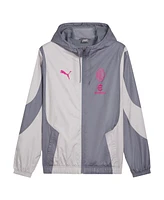 Puma Men's Gray Ac Milan 2023/24 Pre-Match Full-Zip Hoodie Jacket