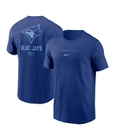 Nike Men's Royal Toronto Blue Jays Large Logo Back Stack T-Shirt