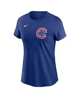 Nike Women's Dansby Swanson Royal Chicago Cubs Fuse Name Number T-Shirt