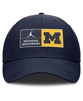 Jordan Men's Navy Michigan Wolverines Performance Club Adjustable Hat