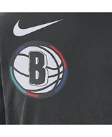 Nike Men's Black Brooklyn Nets 2024/25 City Edition Courtside Max90 Heavyweight Long Sleeve T-Shirt