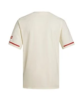 Adidas Men's Cream Rutgers Scarlet Knights Replica Baseball Jersey