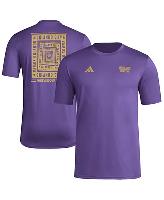 Adidas Men's Purple Orlando City Sc Local Wrap T-Shirt