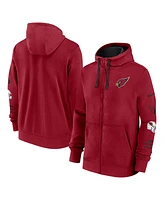 Nike Men's Cardinal Arizona Cardinals Club Full-Zip Hoodie Jacket