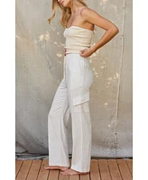 Crescent Women's Yanni Pinstripe Pants