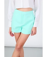 endless rose Women's Tailored Basic Shorts