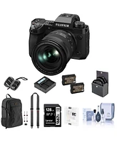 Fujifilm X-H2 Camera with Xf 16-80mm f/4.0 R Ois Wr Lens Bundle with 128GB Sd Card, Camera Backpack, 2x Extra Battery, Charger, Strap, Screen Protecto