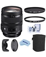 Sigma Sigma 24-70mm F2.8 Dg Os Hsm Art Lens for Nikon Dslr Cameras (576955) Usa Warranty, Bundle with Hoya Nxt Plus 82mm 10-Layer Hmc Multi-Coated Cir