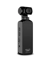 Minolta MN4KP1 4K Ultra Hd Wi-Fi Enabled Pocket Camcorder, Black Bundle with 32GB microSD Card, Cleaning Kit