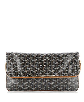 Pre-Owned Goyard Saint Marie Clutch Coated Canvas