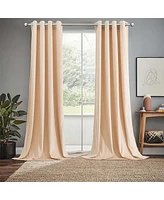 Heavyweight Velvet Grommet Curtain Panels (Set of 2