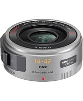 Panasonic Panasonic 14-42mm F/3.5-5.6 Lumix Gx Vario Power Ois Zoom Lens, Silver, for Micro 4/3 Lens Mount System