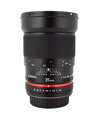 Rokinon 35mm f/1.4 Aspherical Lens with Automatic Chip for Nikon F