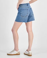 And Now This Women's High-Rise Raw-Edge-Hem Shorts, Exclusively at Macy's