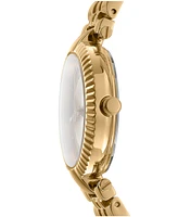 Dkny Women's Essential Glitz Gold-Tone Stainless Steel Bracelet Watch, 30mm